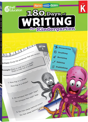 180 Days of Writing for Kindergarten: Practice, Assess, Diagnose (180 Days of Practice) Cover Image