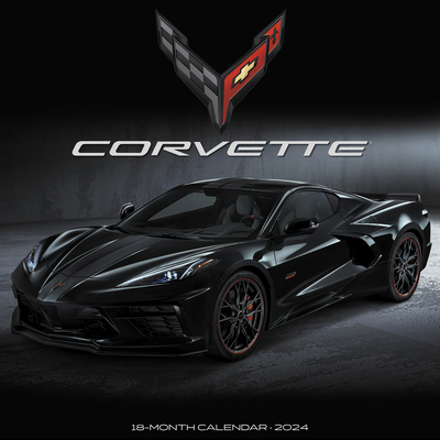 Corvette 2024 12 X 12 Wall Calendar (Foil Stamped Cover) Cover Image