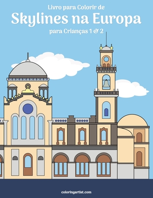 Livro para Colorir de Skylines na Europa para Crianças 1 & 2