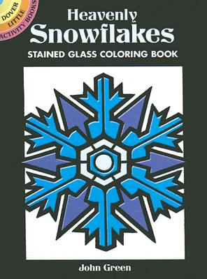 Heavenly Snowflakes Stained Glass Coloring Book (Dover Stained Glass Coloring Book)