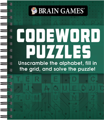 Brain Games - Codeword Puzzle: Unscramble the Alphabet, Fill in the Grid, and Solve the Puzzle! Cover Image