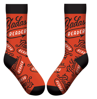 Badass Reader Socks (Lovelit) By Gibbs Smith Gift (Created by) Cover Image