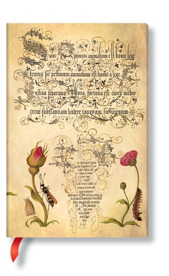 Flemish Rose Mini Lined Hardcover Journal, 176pg, 85GSM by Paperblanks (Mira Botanica)