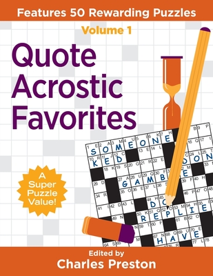Quote Acrostic Favorites: Features 50 Rewarding Puzzles Cover Image