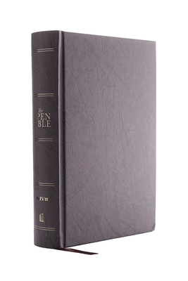 The Niv, Open Bible, Hardcover, Gray, Red Letter Edition, Comfort Print: Complete Reference System By Thomas Nelson Cover Image