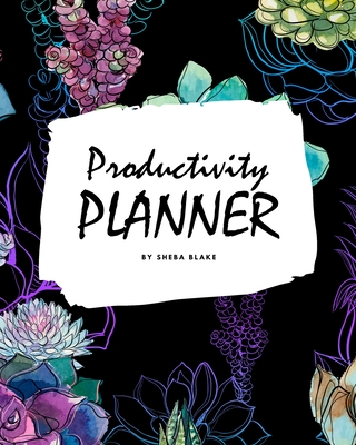 Daily Productivity Planner (8x10 Softcover Log Book / Planner / Journal) Cover Image