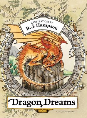 Dragon Dreams Coloring Book Cover Image