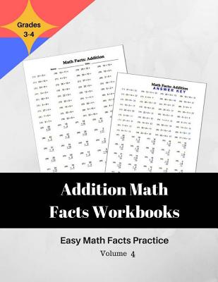 Addition Math Facts Workbooks Easy Math Facts Practice: 51 Practice Worksheet Arithmetic Workbook With Answers By Marin Lequire Cover Image