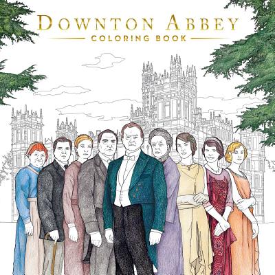 Downton Abbey: The Official Coloring Book (Gold Foil Gift Edition) By Gwen Burns (Illustrator) Cover Image