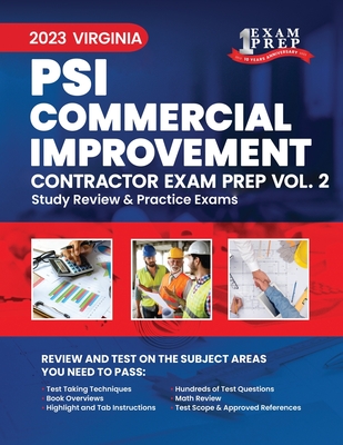 2023 Virginia PSI Commercial Improvement Contractor: Volume 2: Study Review & Practice Exams By Upstryve Inc (Contribution by), Upstryve Inc Cover Image