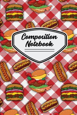 Composition Notebook: Fast Food Pattern 120 Page Notebook Cover Image