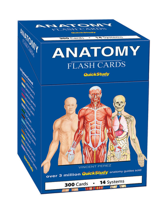 Anatomy Flash Cards: A Quickstudy Reference Tool By Vincent Perez Cover Image