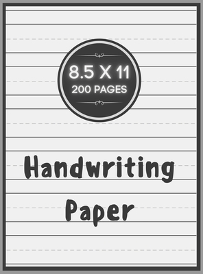 Handwriting Paper: 200 Writing Pages Blank Dotted Midline Hardcover  (Hardcover)