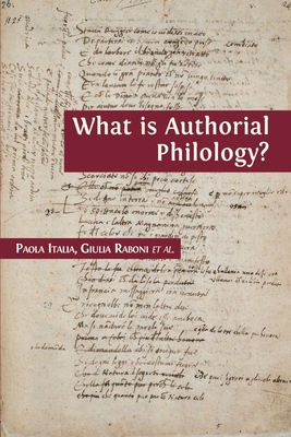 What is Authorial Philology? Cover Image