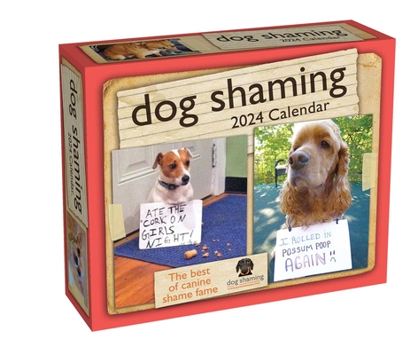 Dog Shaming 2024 Day-to-Day Calendar Cover Image