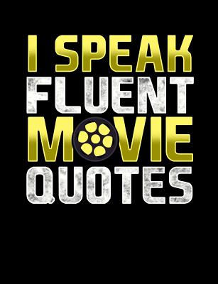 I Speak Fluent Movie Quotes: Funny Quotes and Pun Themed College Ruled  Composition Notebook (Paperback) | Octavia Books | New Orleans, Louisiana -  Independent Bookstore