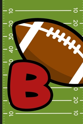 B: Football Monogram Initial Notebook for boys Letter B - 6