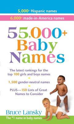 Cover for 55,000 + Baby Names