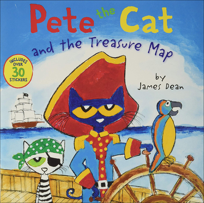 Pete the Cat and the Treasure Map By James Dean Cover Image