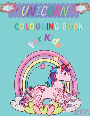 Unicorn Colouring Book for Kids: English By Kenneth Ihero Cover Image