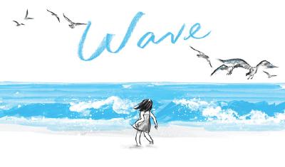 Wave: (Books about Ocean Waves, Beach Story Children's Books) By Suzy Lee Cover Image