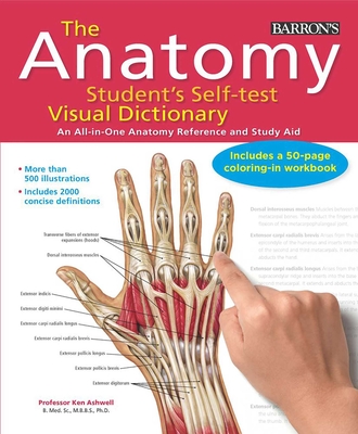 Anatomy Student's Self-Test Visual Dictionary: An All-in-One Anatomy Reference and Study Aid (Barron's Visual Dictionaries) Cover Image
