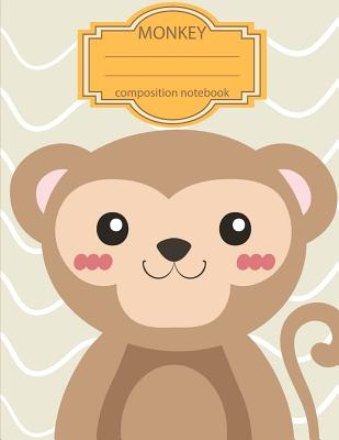 Composition Notebook: Monkey Notebook (School Notebook) - 108 Page Softback Latge Print 8.5