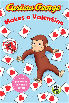 Curious George Makes a Valentine Cover Image