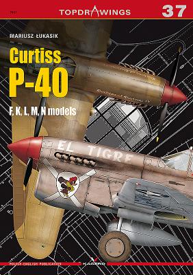 Curtiss P-40, F, K, L, M, N Models (Topdrawings #7037) By Mariusz Lukasik Cover Image