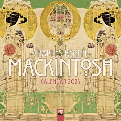Charles Rennie Mackintosh Wall Calendar 2023 (Art Calendar) By Flame Tree Studio (Created by) Cover Image