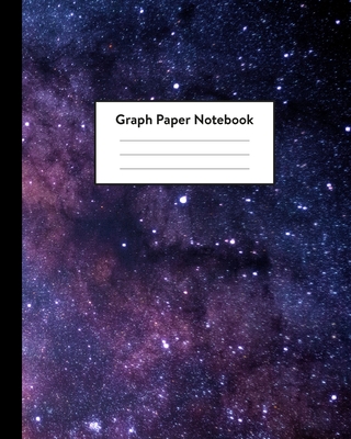 Graph Paper Notebook: 5 x 5 squares per inch, Quad Ruled - 8 x 10 - Colorful Space and Star Systems - Math and Science Composition Notebook By Space Composition Notebooks Cover Image