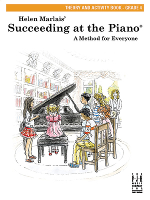 Succeeding at the Piano, Theory and Activity Book - Grade 4 Cover Image