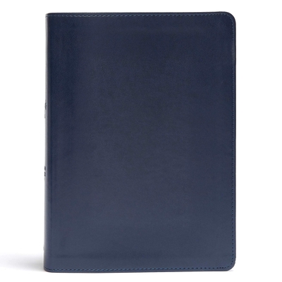 CSB She Reads Truth Bible, Navy LeatherTouch, Indexed Cover Image