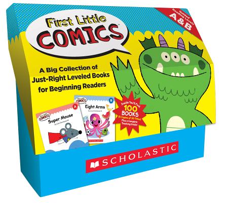 First Little Comics: Guided Reading Levels A & B (Classroom Set): A Big Collection of Just-Right Leveled Books for Beginning Readers By Liza Charlesworth Cover Image