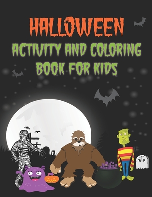 Halloween Activity Book Coloring Mazes Sudoku Word search Find