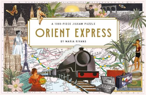 Orient Express: A 1000 piece Jigsaw Puzzle By Maria Rivans (Illustrator) Cover Image