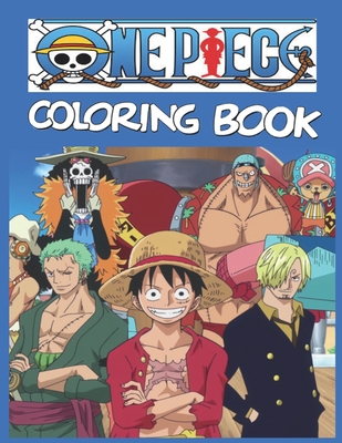 One Piece Coloring Book Anime Coloring Books For Kids Ages 8 15 Years 54 Pages Size 11 X8 5 Paperback A Room Of One S Own Books Gifts