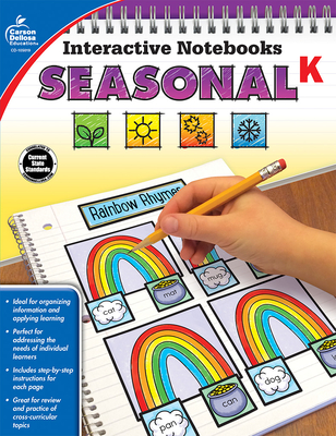 Interactive Notebooks Seasonal, Grade K cover