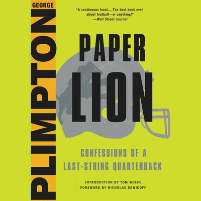 Paper Lion: Confessions of a Last-String Quarterback Cover Image
