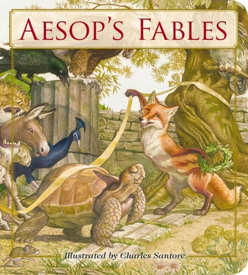 Aesop's Fables Oversized Padded Board Book: The Classic Edition (Oversized Padded Board Books) Cover Image