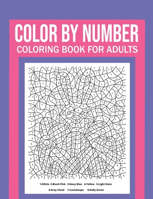 Easy Color By Number Coloring Books for Adults - Stress Free