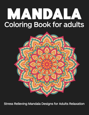 50 animal mandalas coloring book stress- relief : Coloring Book For Adults  Stress Relieving Designs, Mandala coloring