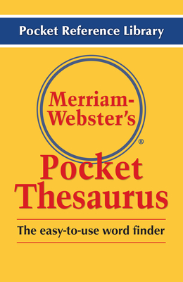 Merriam-Webster's Pocket Thesaurus (Pocket Reference Library) Cover Image