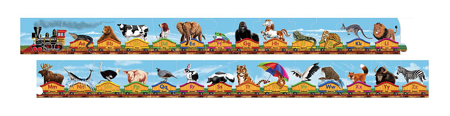 Alphabet Train Floor (28 Pc) By Melissa & Doug (Other) Cover Image
