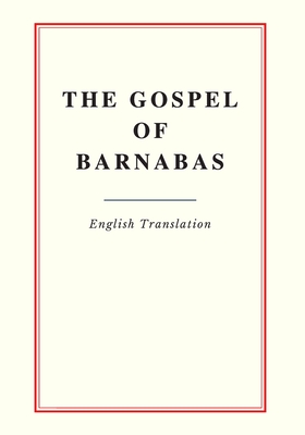 The Gospel of Barnabas: English translation Cover Image