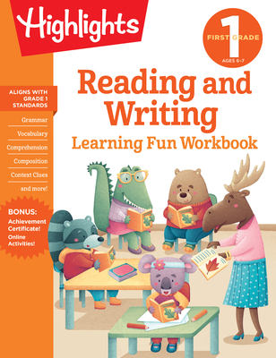 First Grade Reading and Writing (Highlights Learning Fun Workbooks) By Highlights Learning (Created by) Cover Image