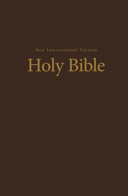 NIV, Value Pew and Worship Bible, Hardcover, Brown Cover Image