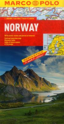 Norway Map (Marco Polo Maps) Cover Image