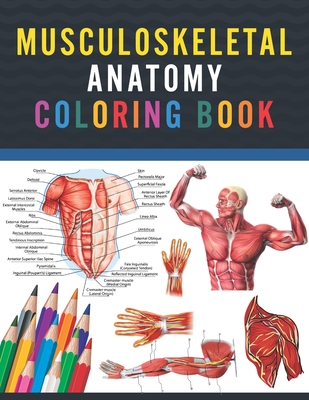 Musculoskeletal Anatomy Coloring Book Fun And Easy Musculoskeletal Anatomy Coloring Book Learn The Muscular System With Fun Easy Human Body Anato Paperback Brain Lair Books