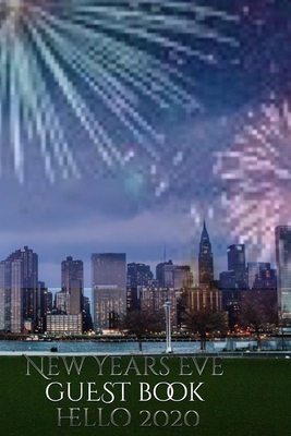 New Years Eve skyline blank guestbook hello 2020 NYC creative journal Cover Image